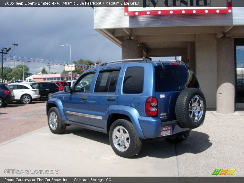 Atlantic Blue Pearlcoat / Medium Slate Gray 2005 Jeep Liberty Limited 4x4