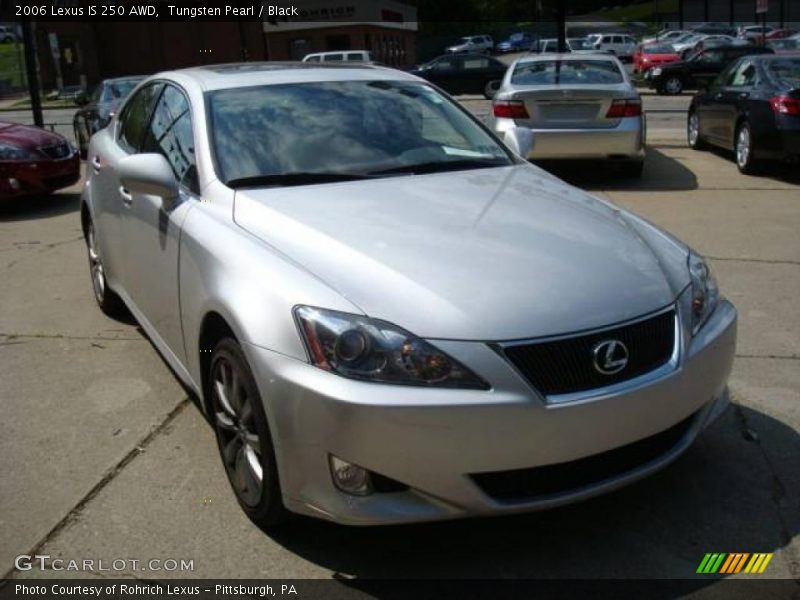 Tungsten Pearl / Black 2006 Lexus IS 250 AWD