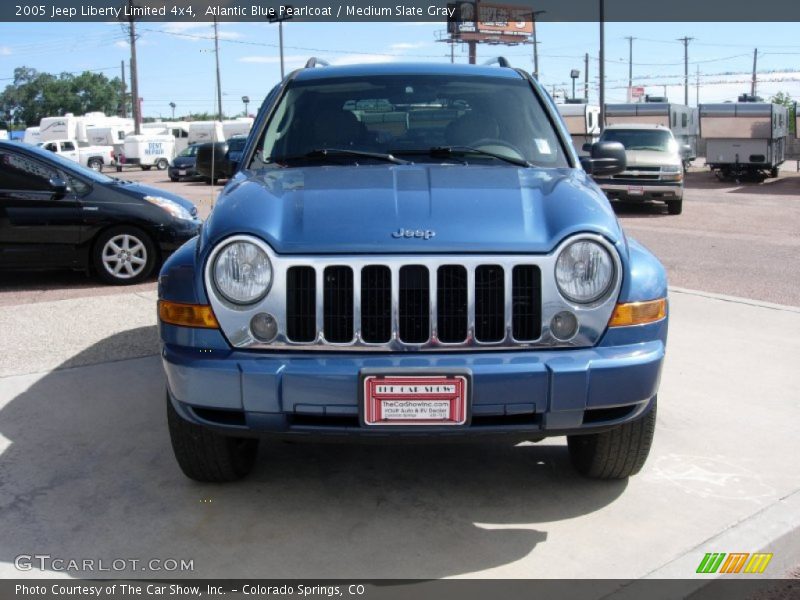 Atlantic Blue Pearlcoat / Medium Slate Gray 2005 Jeep Liberty Limited 4x4