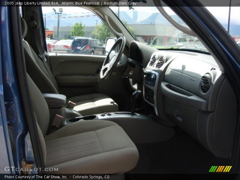 Atlantic Blue Pearlcoat / Medium Slate Gray 2005 Jeep Liberty Limited 4x4