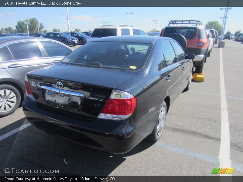 Black / Stone Gray 2006 Toyota Camry LE