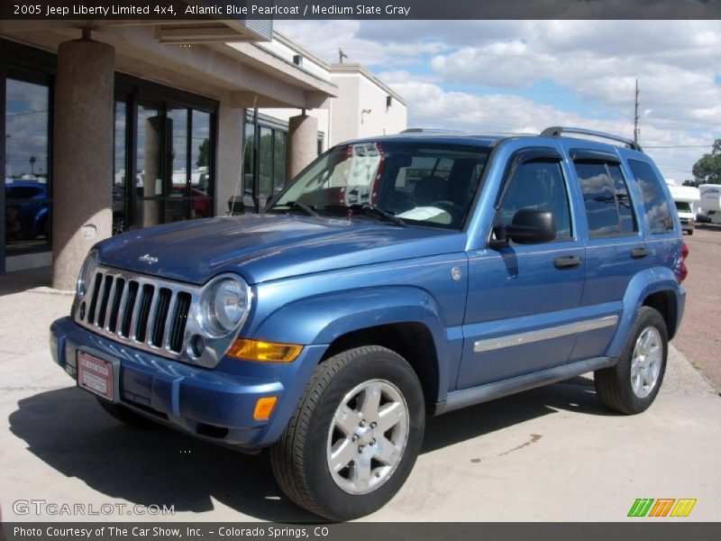Atlantic Blue Pearlcoat / Medium Slate Gray 2005 Jeep Liberty Limited 4x4