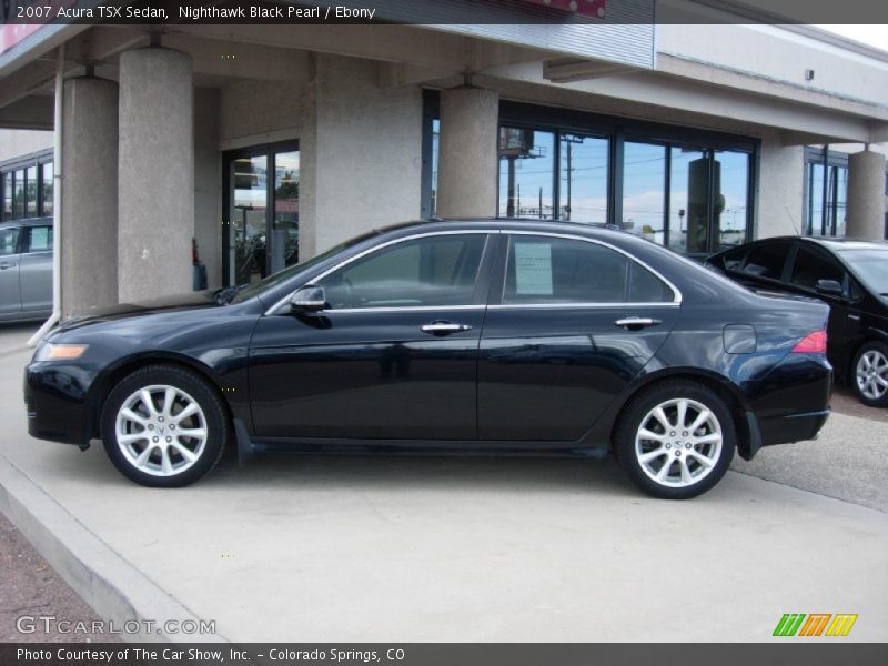 Nighthawk Black Pearl / Ebony 2007 Acura TSX Sedan