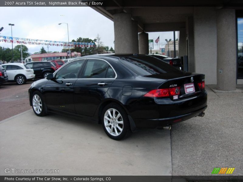 Nighthawk Black Pearl / Ebony 2007 Acura TSX Sedan