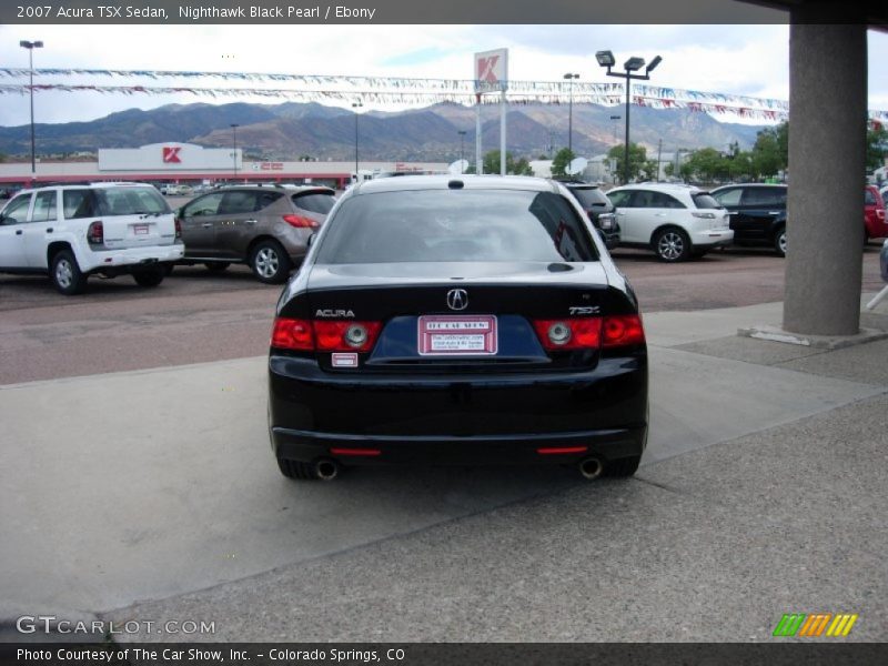 Nighthawk Black Pearl / Ebony 2007 Acura TSX Sedan