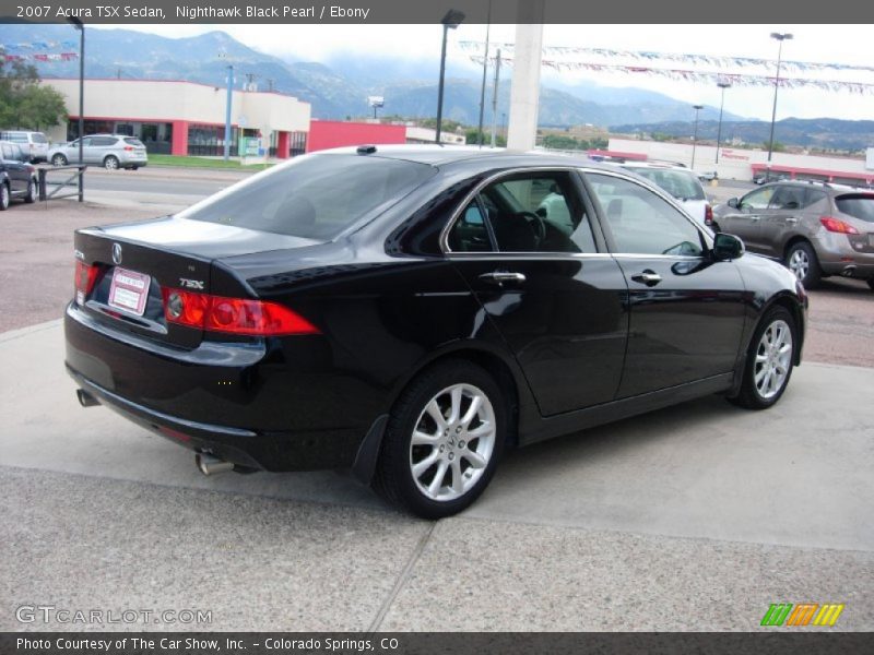 Nighthawk Black Pearl / Ebony 2007 Acura TSX Sedan