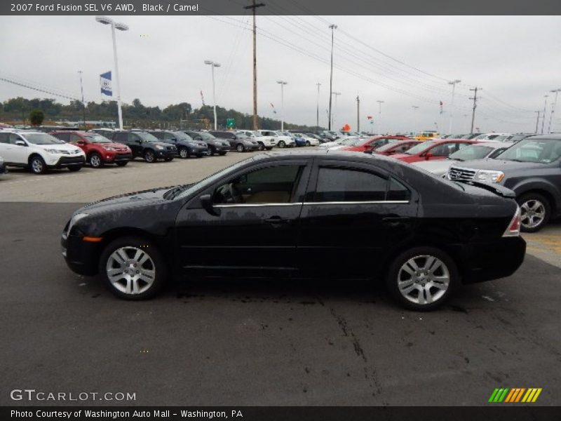 Black / Camel 2007 Ford Fusion SEL V6 AWD