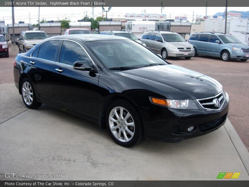 Nighthawk Black Pearl / Ebony 2007 Acura TSX Sedan