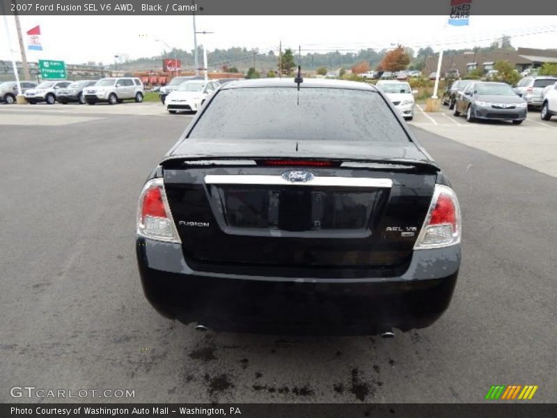 Black / Camel 2007 Ford Fusion SEL V6 AWD