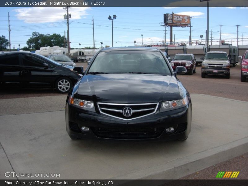 Nighthawk Black Pearl / Ebony 2007 Acura TSX Sedan