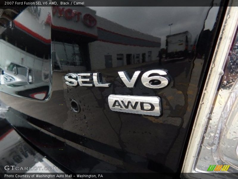 Black / Camel 2007 Ford Fusion SEL V6 AWD