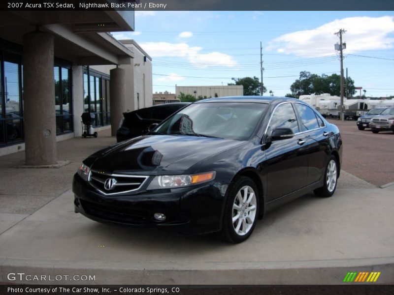 Nighthawk Black Pearl / Ebony 2007 Acura TSX Sedan
