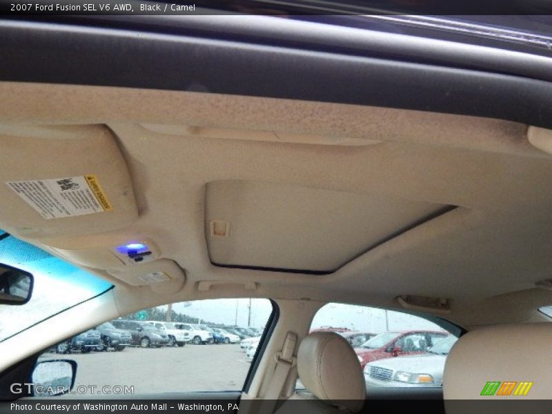 Black / Camel 2007 Ford Fusion SEL V6 AWD