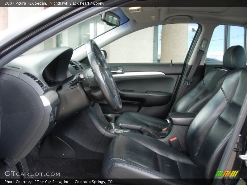 Nighthawk Black Pearl / Ebony 2007 Acura TSX Sedan