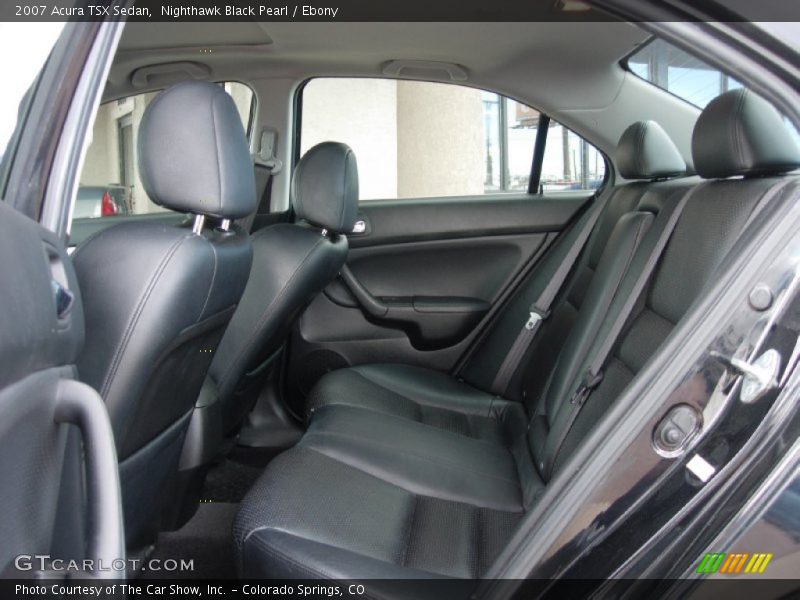 Nighthawk Black Pearl / Ebony 2007 Acura TSX Sedan
