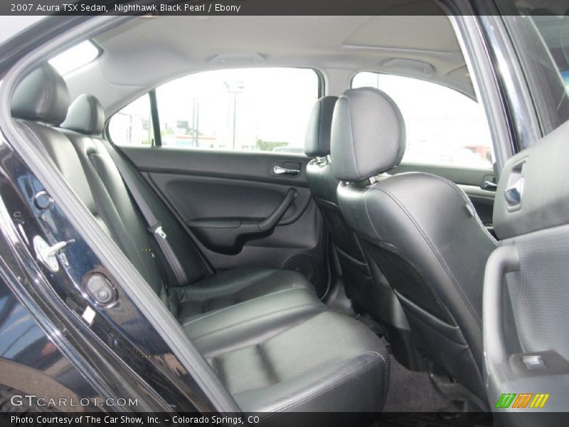 Nighthawk Black Pearl / Ebony 2007 Acura TSX Sedan