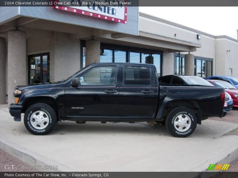 Black / Medium Dark Pewter 2004 Chevrolet Colorado LS Crew Cab 4x4