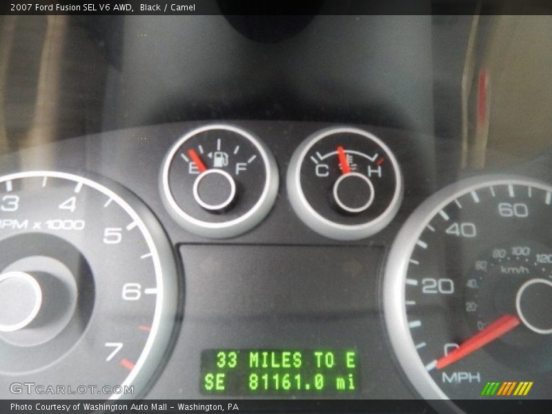 Black / Camel 2007 Ford Fusion SEL V6 AWD