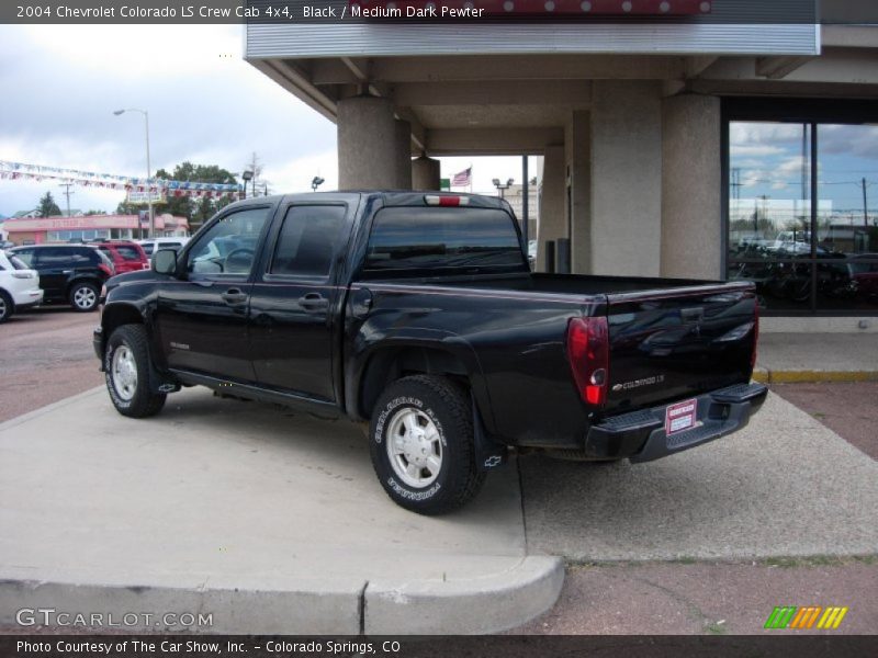 Black / Medium Dark Pewter 2004 Chevrolet Colorado LS Crew Cab 4x4