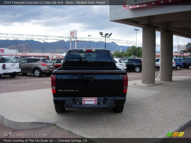 Black / Medium Dark Pewter 2004 Chevrolet Colorado LS Crew Cab 4x4