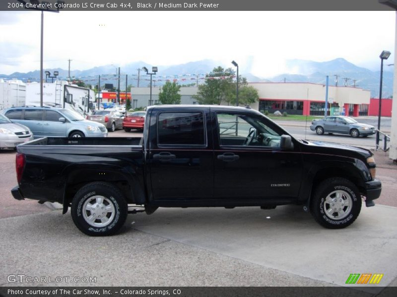 Black / Medium Dark Pewter 2004 Chevrolet Colorado LS Crew Cab 4x4