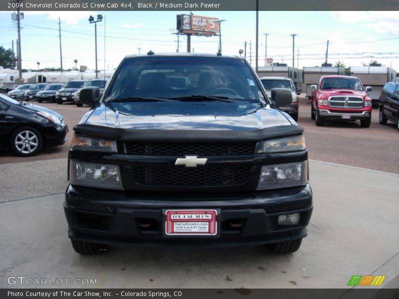 Black / Medium Dark Pewter 2004 Chevrolet Colorado LS Crew Cab 4x4