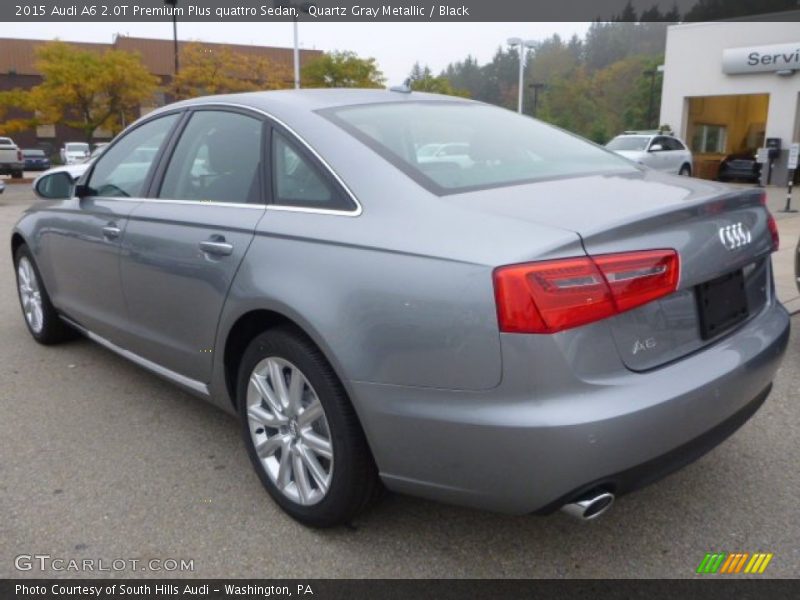 Quartz Gray Metallic / Black 2015 Audi A6 2.0T Premium Plus quattro Sedan