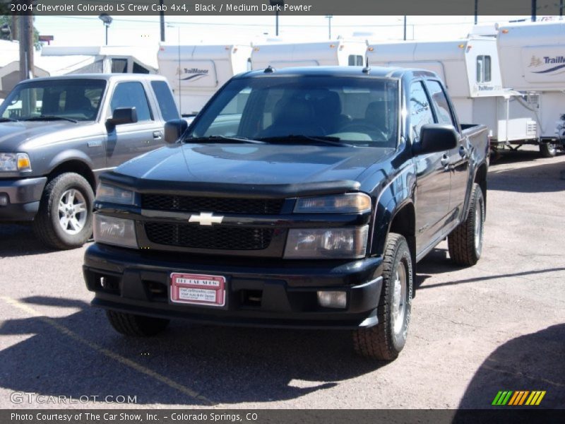 Black / Medium Dark Pewter 2004 Chevrolet Colorado LS Crew Cab 4x4