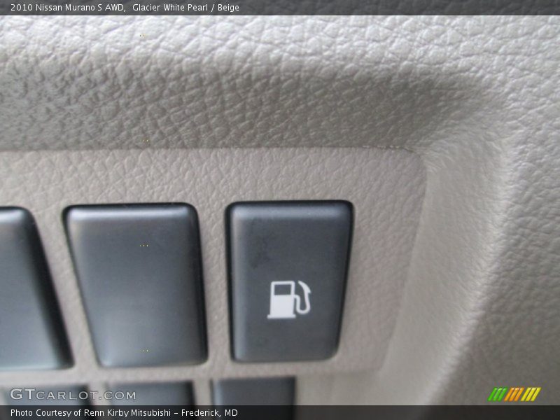 Glacier White Pearl / Beige 2010 Nissan Murano S AWD
