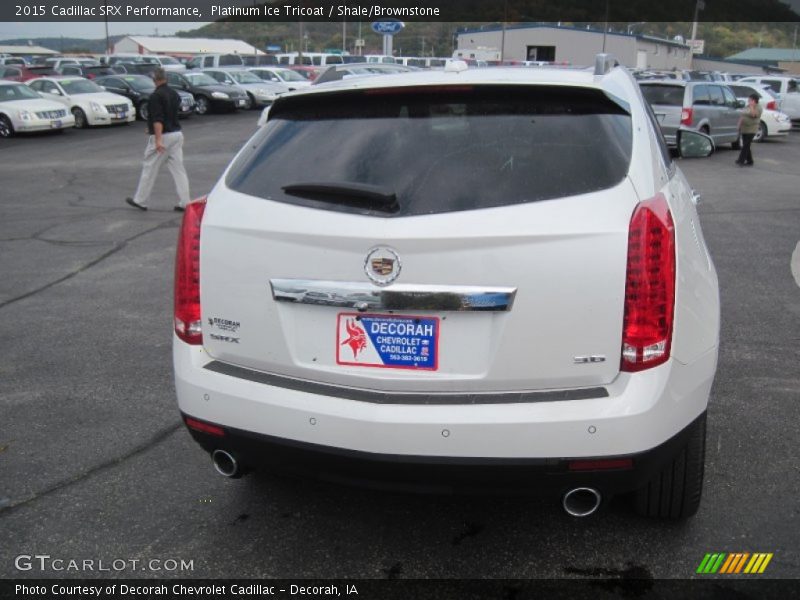 Platinum Ice Tricoat / Shale/Brownstone 2015 Cadillac SRX Performance