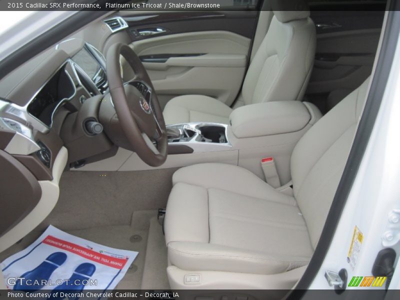 Platinum Ice Tricoat / Shale/Brownstone 2015 Cadillac SRX Performance