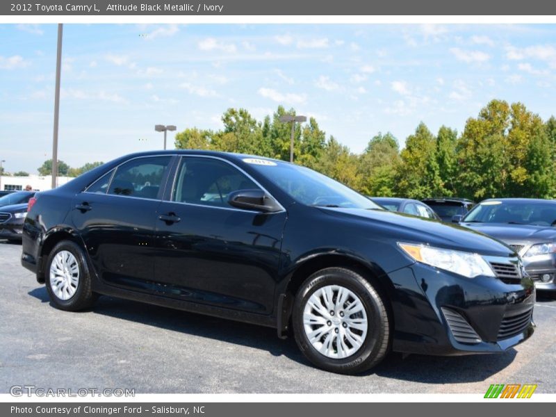 Attitude Black Metallic / Ivory 2012 Toyota Camry L