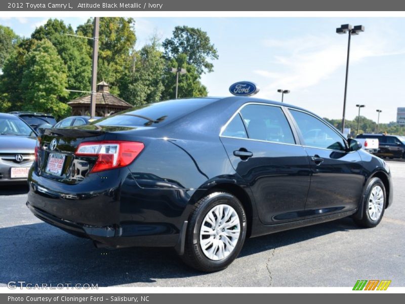 Attitude Black Metallic / Ivory 2012 Toyota Camry L