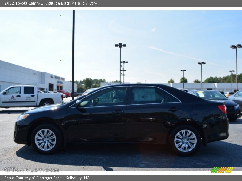 Attitude Black Metallic / Ivory 2012 Toyota Camry L