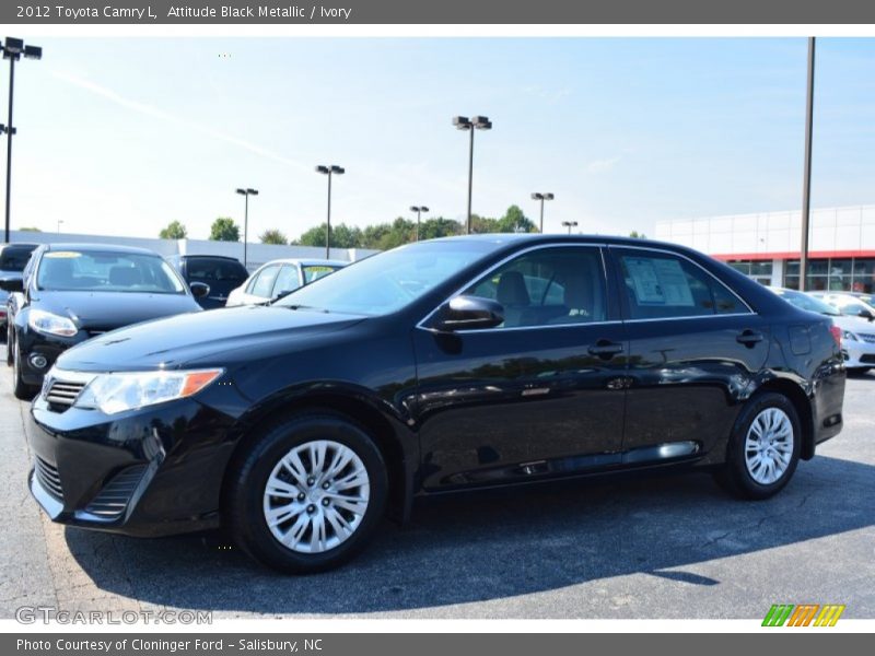 Attitude Black Metallic / Ivory 2012 Toyota Camry L