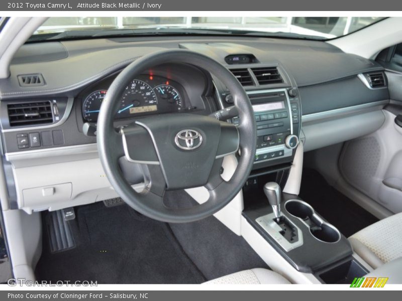 Attitude Black Metallic / Ivory 2012 Toyota Camry L