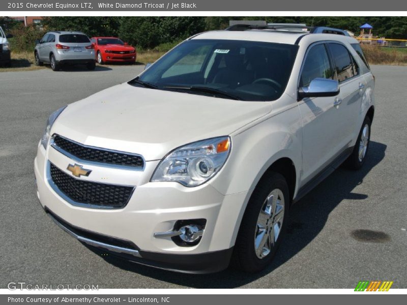 White Diamond Tricoat / Jet Black 2015 Chevrolet Equinox LTZ