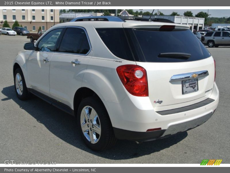 White Diamond Tricoat / Jet Black 2015 Chevrolet Equinox LTZ