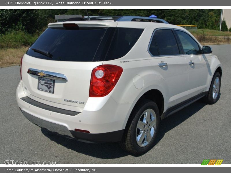 White Diamond Tricoat / Jet Black 2015 Chevrolet Equinox LTZ