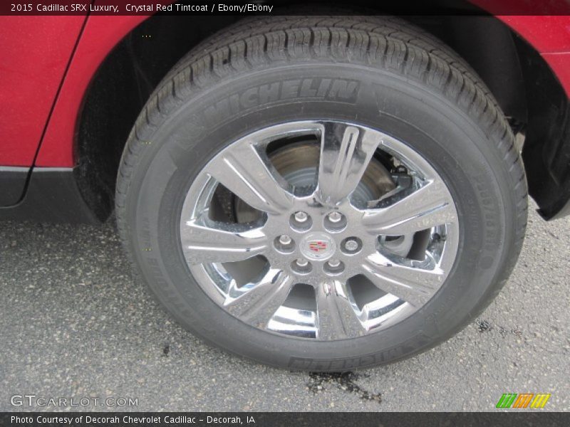 Crystal Red Tintcoat / Ebony/Ebony 2015 Cadillac SRX Luxury