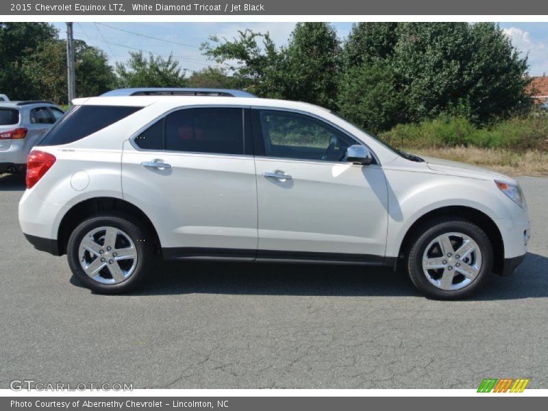 White Diamond Tricoat / Jet Black 2015 Chevrolet Equinox LTZ