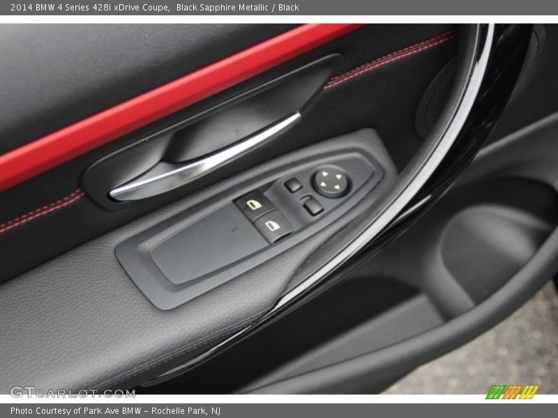 Black Sapphire Metallic / Black 2014 BMW 4 Series 428i xDrive Coupe