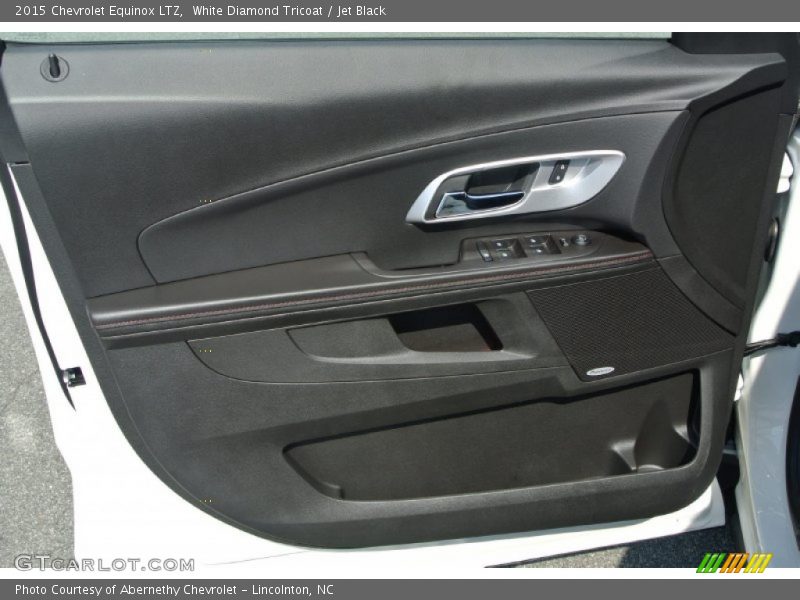 White Diamond Tricoat / Jet Black 2015 Chevrolet Equinox LTZ