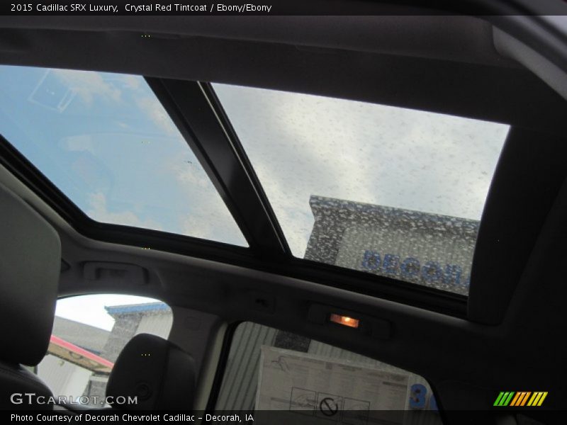 Crystal Red Tintcoat / Ebony/Ebony 2015 Cadillac SRX Luxury
