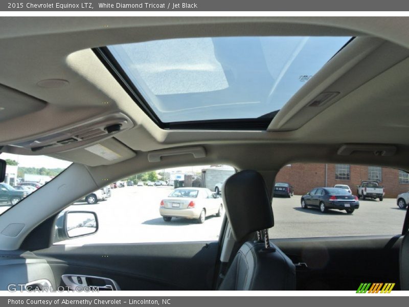 White Diamond Tricoat / Jet Black 2015 Chevrolet Equinox LTZ