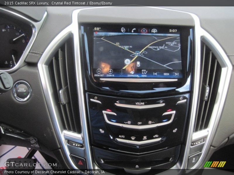 Crystal Red Tintcoat / Ebony/Ebony 2015 Cadillac SRX Luxury