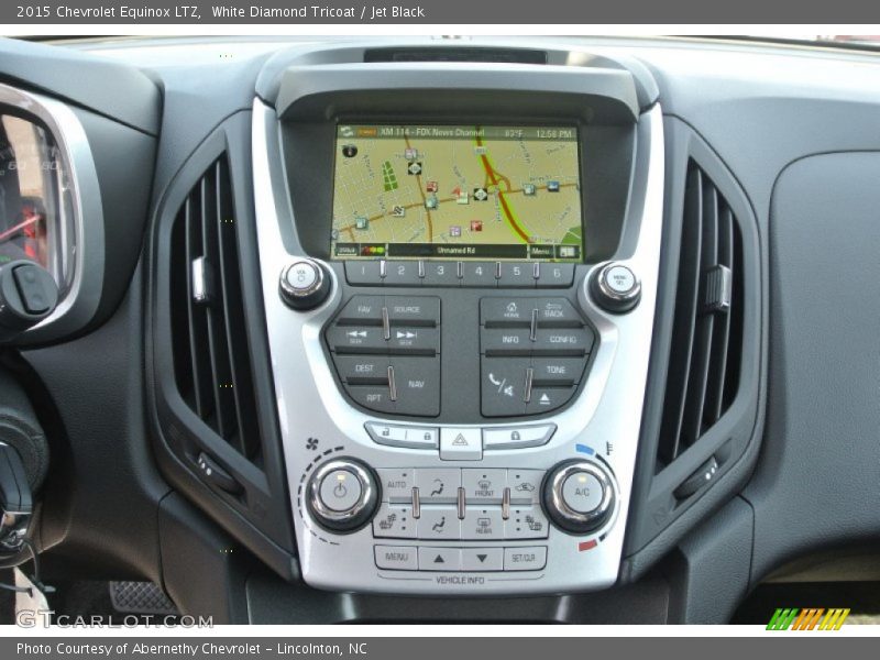 White Diamond Tricoat / Jet Black 2015 Chevrolet Equinox LTZ