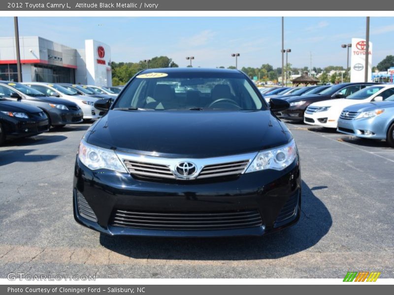 Attitude Black Metallic / Ivory 2012 Toyota Camry L