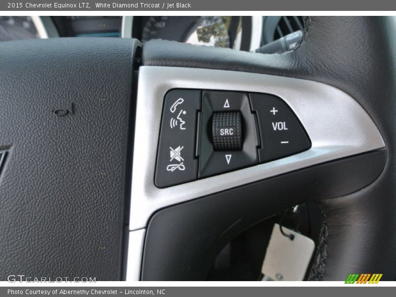White Diamond Tricoat / Jet Black 2015 Chevrolet Equinox LTZ