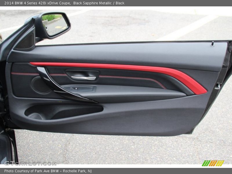Black Sapphire Metallic / Black 2014 BMW 4 Series 428i xDrive Coupe